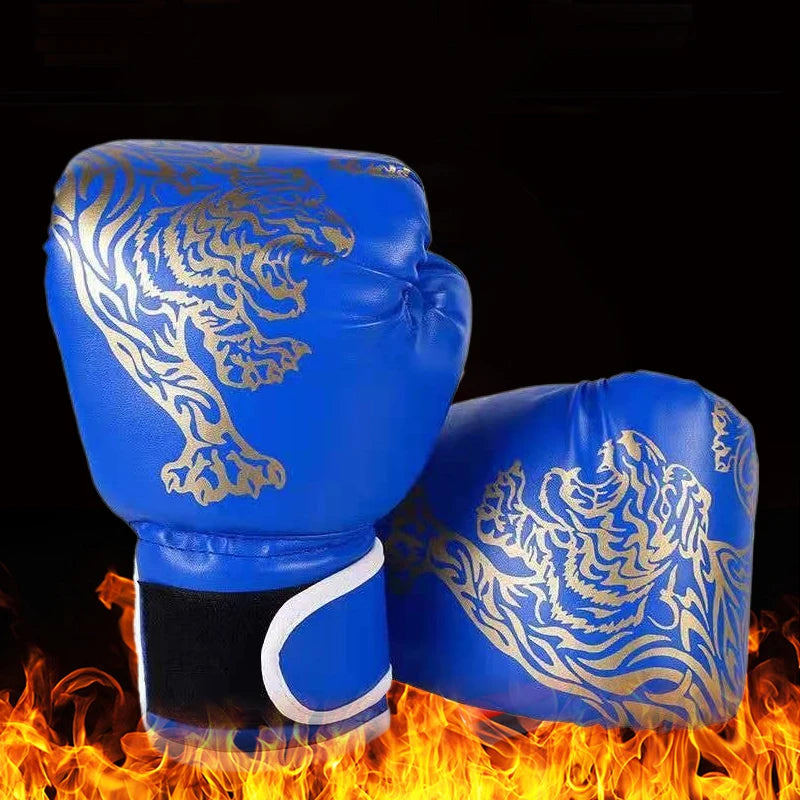 Boxing Glove Leather Kickboxing Protective Glove Kids Children Punching Training Sanda Sports Supplies Kids Boxing Gloves