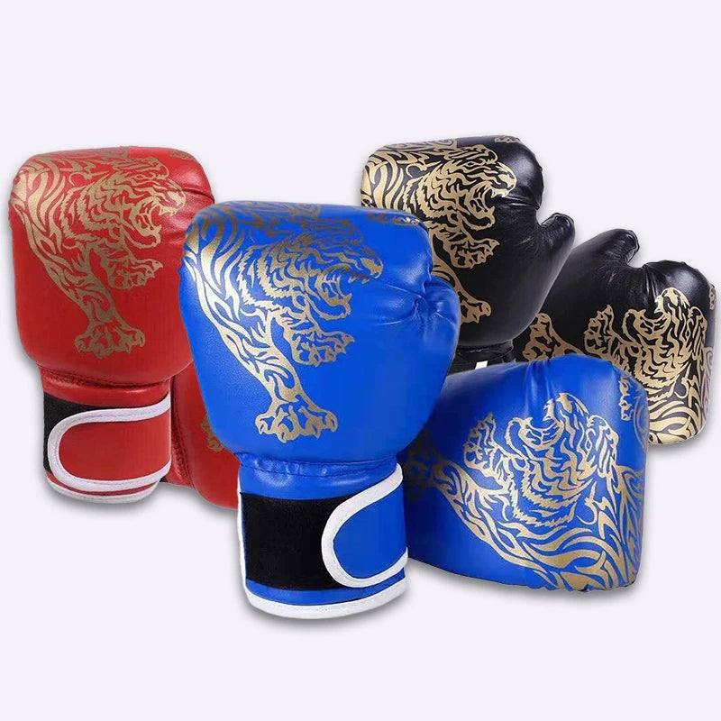 Boxing Glove Leather Kickboxing Protective Glove Kids Children Punching Training Sanda Sports Supplies Kids Boxing Gloves